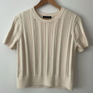 Banana Republic Tania Cotton Sweater Top. Size M
